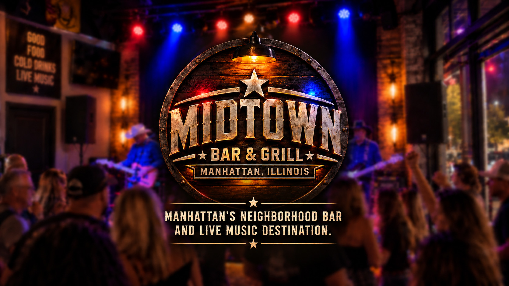 Midtown Bar & Grill, Manhattan, Illinois. Manhattan's Neighborhood Bar and Live Music Destination.